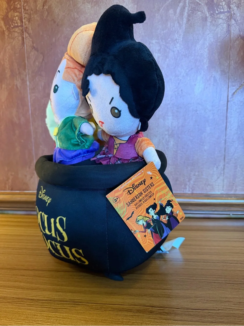 Disney Hocus Pocus Sanderson Sisters Cauldron Plush Greeter Large 17